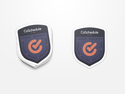 CoSchedule Stickers anniversary coschedule nd north dakota patch saas startup stickers