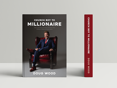 Church Boy To Millionaire book book cover book design cover layout
