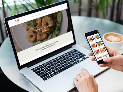 Eat Dribbble food food drink food photography menu menu design pos square website