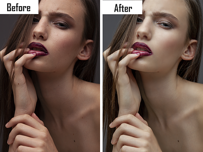 Sample Work of Beauty Retouch.