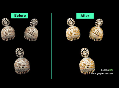Jewelry retouch for e-commerce clippingpath graphicxer image editing retouch