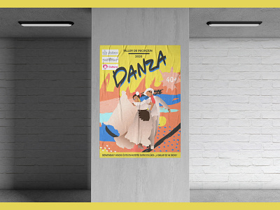 Atelier de danse mexicaine design illustration illustration art illustration design illustration digital illustrator poster