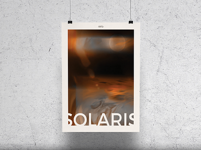 Poster "Solaris" by Andreï Tarkovski contemporary design contemporary illustration design design film design illustration design poster film film poster illustration illustrator minimalist poster modern poster poster