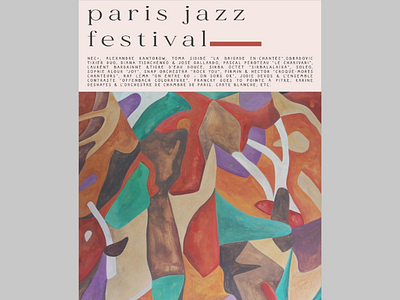 Paris jazz festival poster