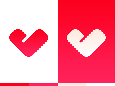 Love, Valentine. L + V + heart monogram / logo symbol