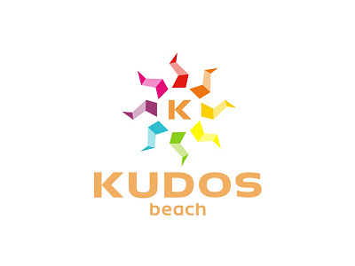 Kudos Beach logo redesign / refresh 2013 beach bar brand clubbing colorful creative design electronic house identity logo logo design logo designer minimal music party sun symbol tech house techno terrace