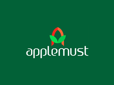 Applemust logo design