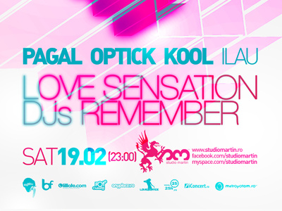 love sensation dj remember - flyer design wip