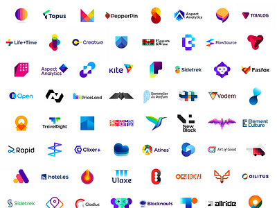 2019 - 2020 logo design portfolio by Alex Tass, logo designer on Dribbble