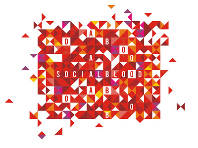 Socialblood graphics for identity / t-shirt design abstract apparel blood blood donation brand branding clothing colorful corporate pattern creative custom custom made design fashion geometric triangles graphics identity identity pattern logo logo design logo designer logotype social social blood socialblood t shirt tee type typographic typography