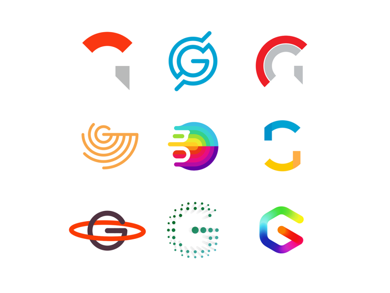 LOGO Alphabet: letter G by Alex Tass, logo designer on Dribbble