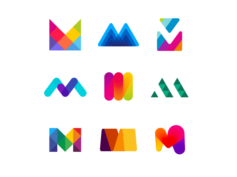 LOGO Alphabet: letter M by Alex Tass, logo designer on Dribbble