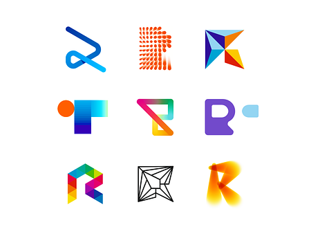 LOGO Alphabet: letter R by Alex Tass, logo designer on Dribbble