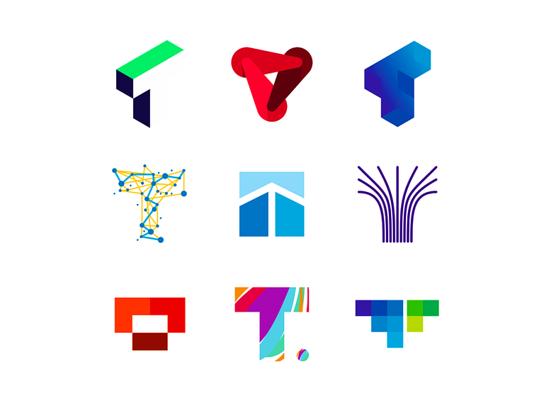 LOGO Alphabet: letter T by Alex Tass, logo designer on Dribbble