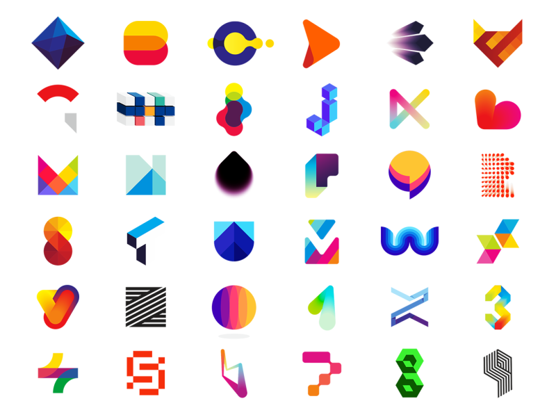 Dribbble - LOGO Alphabet letter marks monograms logo design symbols ...