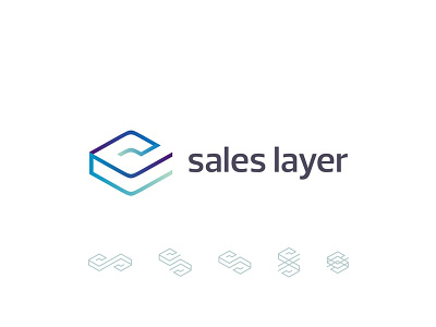 Sales Layer, sales and marketing application, logo design application blue design l layer letter mark monogram logo logo design logo designer marketing s sales service software tool