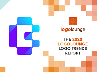 CoinBase logo featured in LogoLounge 2020 Logo Trends Report