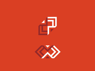 DP monogram / logo design symbol