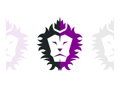 1 lion head or 2 lions face to face? crown design king kingdom lion lions logo logo design logo design symbol logo designer logo symbol symbol