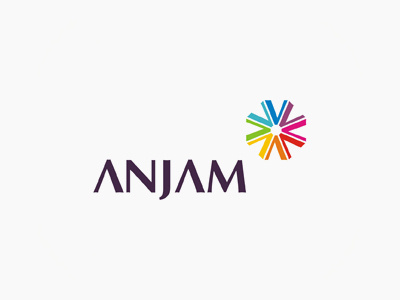 Anjam youth education programs logo design
