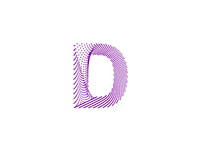 D monogram / logo design symbol