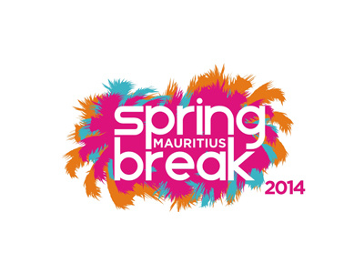 Spring Break Mauritius 2014 logo redesign colorful design flyer flyer design logo logo design logo designer mauritius party poster poster design spring break