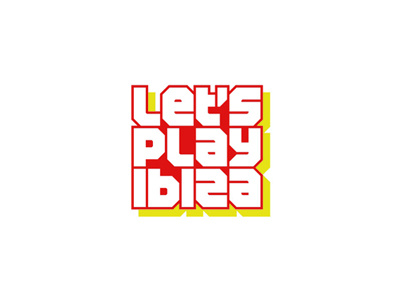 Let's play Ibiza logo design colorful design dj electronic music ibiza logo logo design logo designer logo mark mark music news wordmark