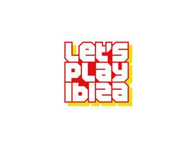 Let's play Ibiza logo design