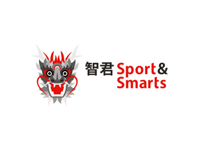 智君 Sport & Smarts logo design chess china chinese dragon logo logo design smarts sports tae kwon do tai chi traditional training program
