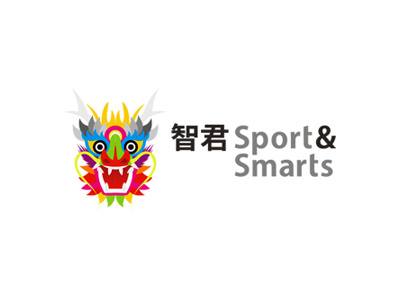 智君 Sport & Smarts children logo design chess china chinese dragon logo logo design smarts sports tae kwon do tai chi traditional training program