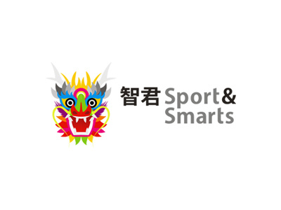 智君 Sport & Smarts children logo design