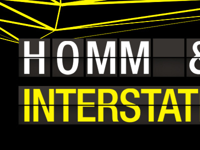 Homm & Popoviciu - Interstate - cd cover design / sleeve detail