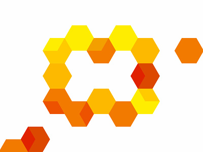 H for The Hive, letter mark / logo design symbol
