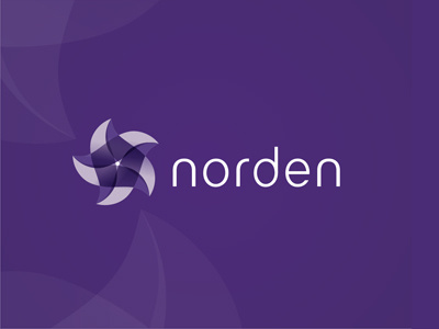 Norden logo design design logo logo design logo designer nordic north northern northern star purple scandinavia scandinavian star