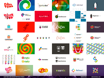 Logo design portfolio updated by Alex Tass, logo designer on Dribbble