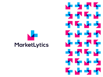 MarketLytics, logo design for business data insights analytics