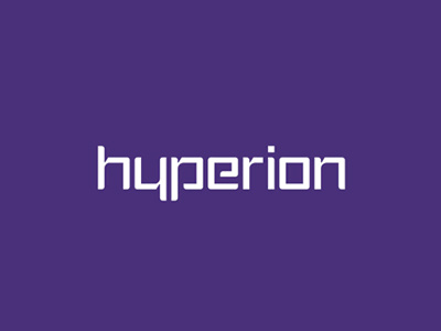 Hyperion advertising agency logo design advertising agency agency design design studio hype hyperion logo logo design logotype rocket space studio wordmark