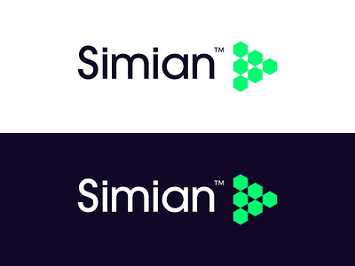 Simian, saas video sharing platform logo design