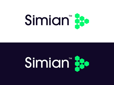 Simian, saas video sharing platform logo design