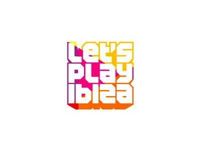 Let's play Ibiza logo design