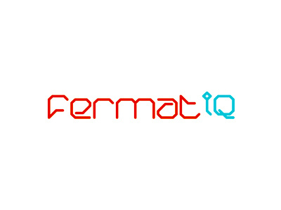 Fermat IQ logo design analysis fermat financial intelligent investment iq logo logo design math modern research sophisticated wordmark