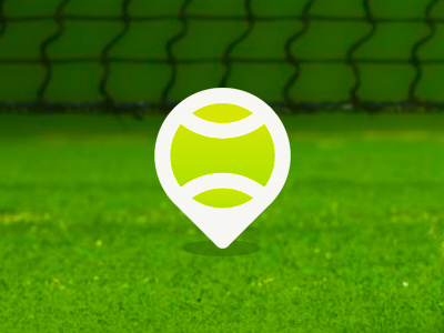 Tennis Place pin point / location marker google maps icon location logo logo design map marker map pin marker pin pointer pointer sport sports sports tennis tennis ball travel traveling travelling