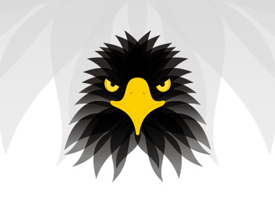 Eagle head logo design symbol