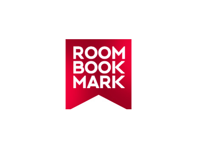 Room BookMark logo design architecture booking bookmark home house logo logo design real estate roof rooftop travel travelling
