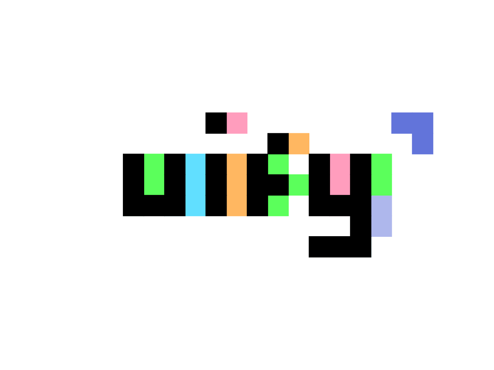 Uify, modular visual UI builder, dynamic logo design business apps coding collaboration developer dynamic logo logo design logotipo logotype low code modular modules no code tetris ui user interface visual builder word mark wordmark workspace