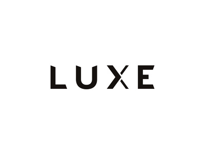 Luxe logo design arrow clock directions logo logo design logotype luxe luxury streets time watch word mark wordmark