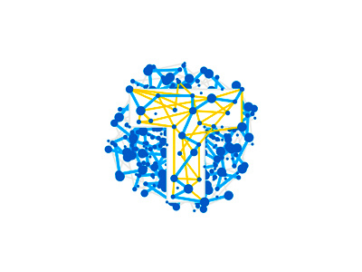 T logo design symbol