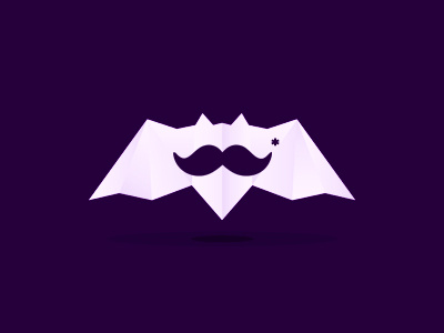 Movember* bat special alex tass bat bats beard hipster logo logo design logo designer moustache mustache movember no shave november stache symbol