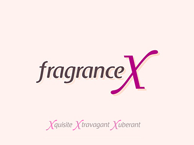 FragranceX logo redesign cologne fragrances logo logo design parfume perfume perfumes wordmark