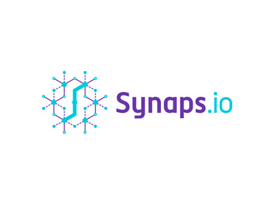 Synaps.io logo design api integration communication connections dandelion design grid input ipaas letter mark monogram logo logo design network nodes output s saas synapse web software